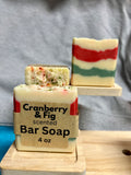 Cranberry & Fig scented bars soap (4oz)