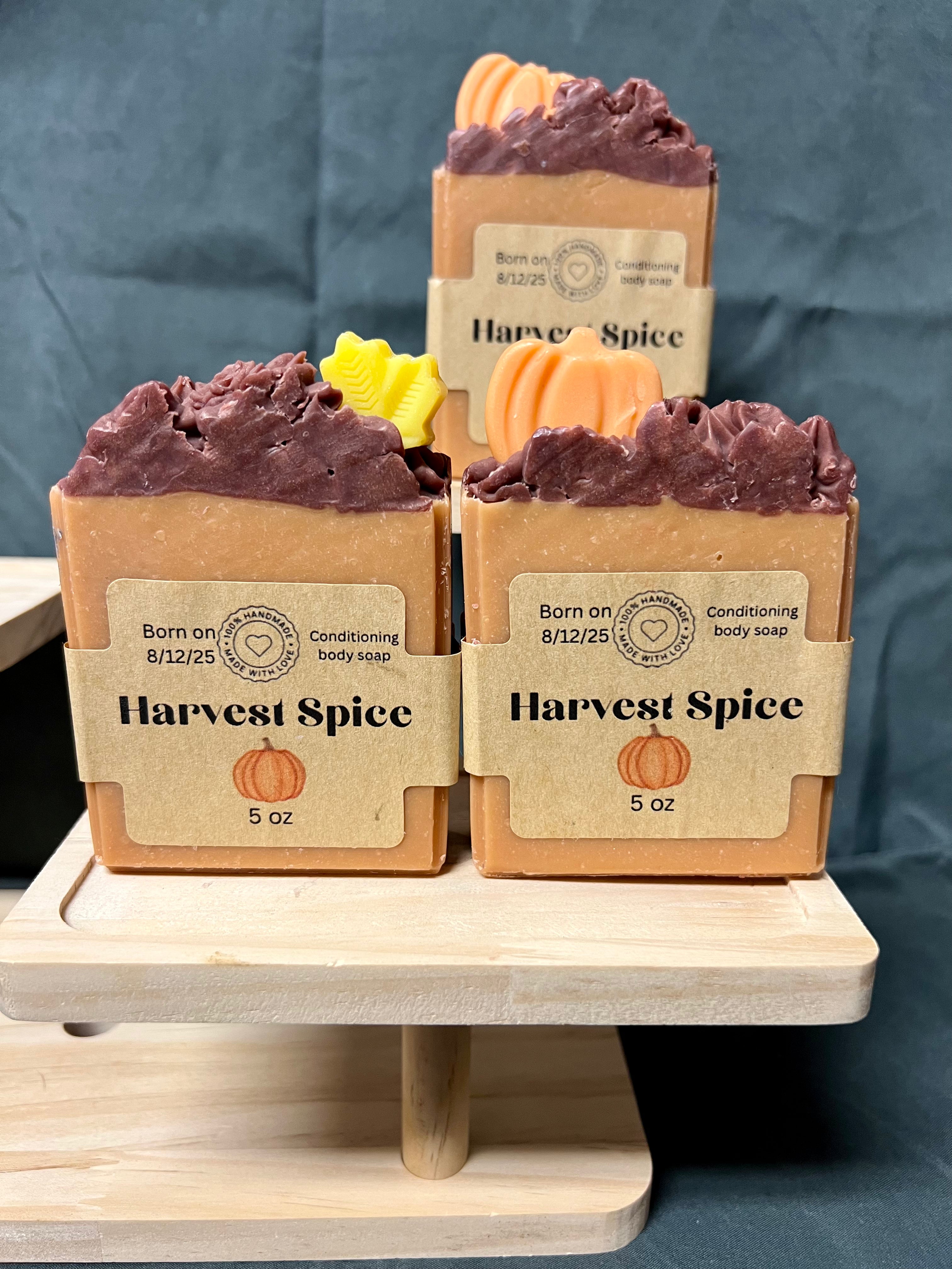 Harvest Spice scented bar soap (5oz)