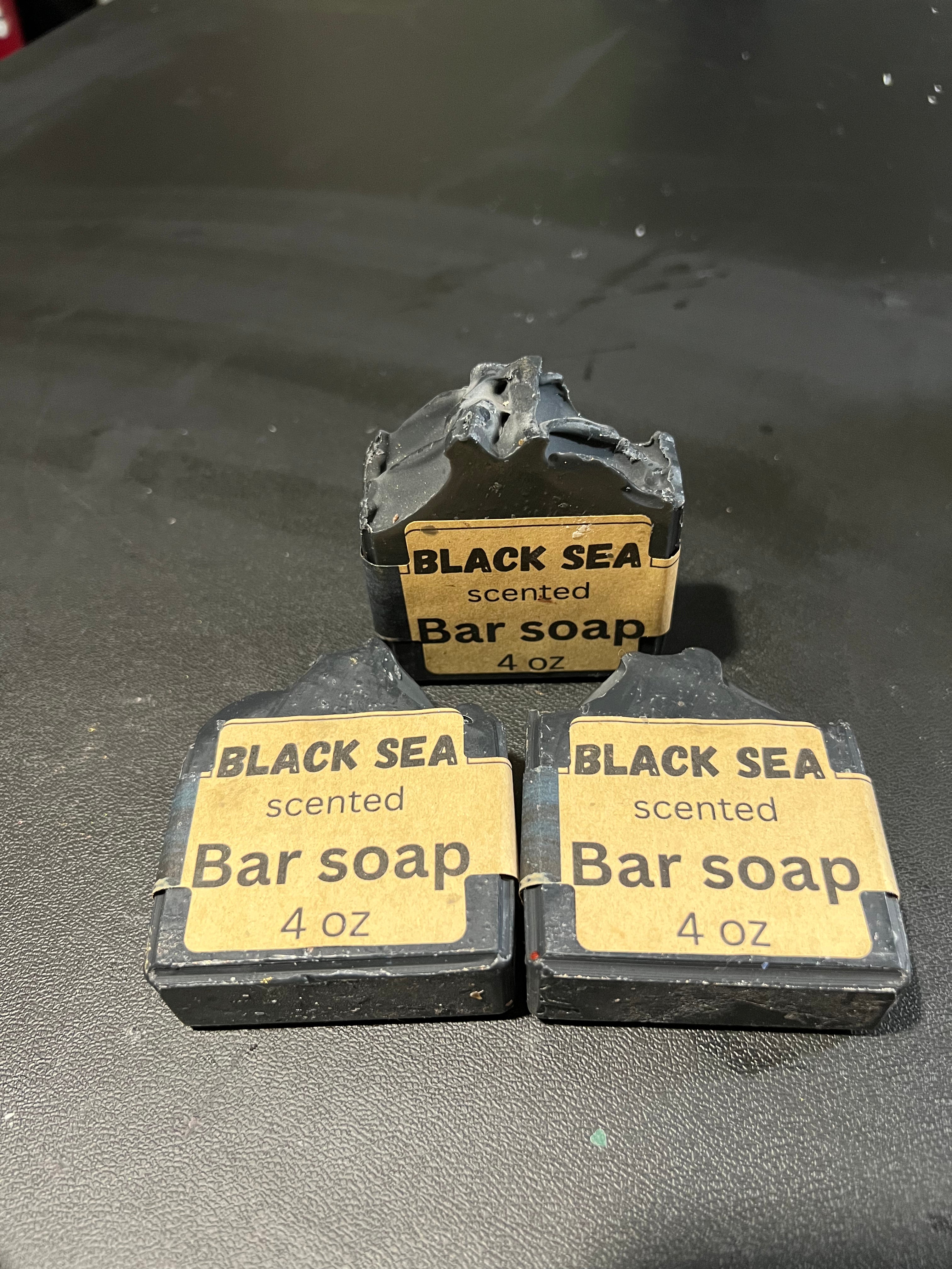Black Sea scented bar soap 4oz