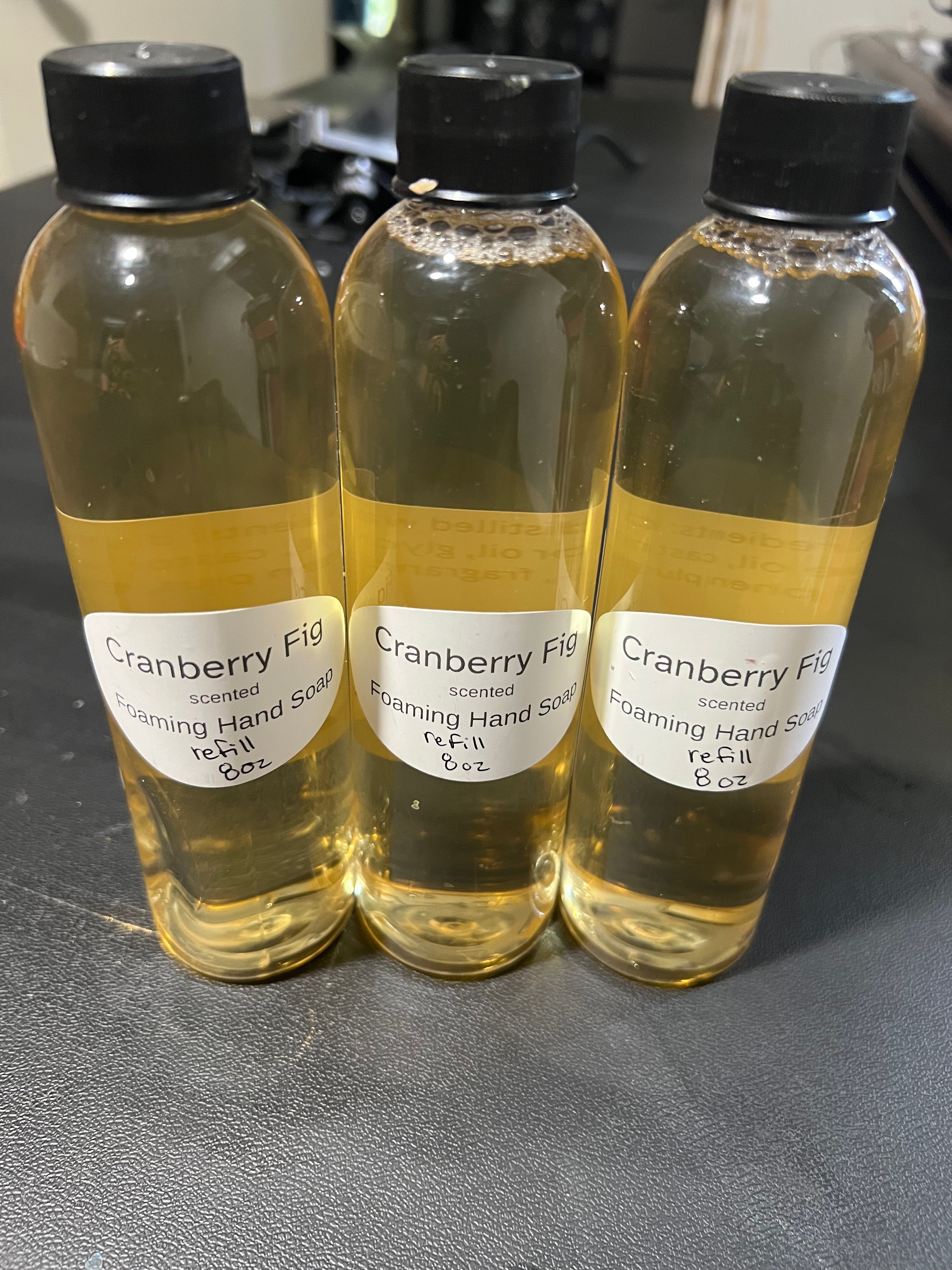 Foaming hand soap refill bottle 8oz