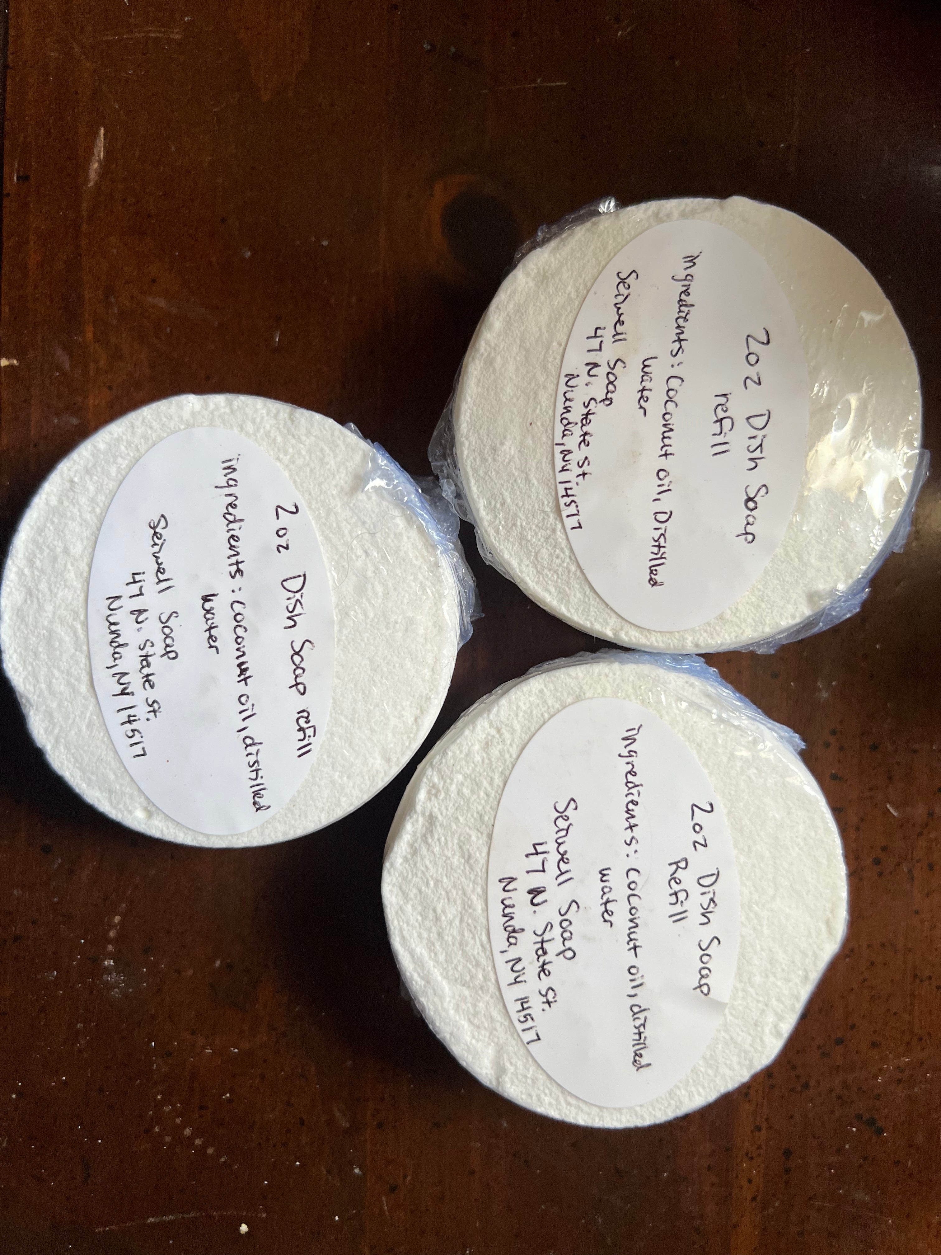 2 oz Dish Soap Ramekin soap refill